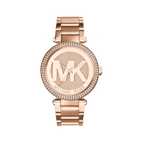 damenuhr gold michael kors|michael kors rose gold set.